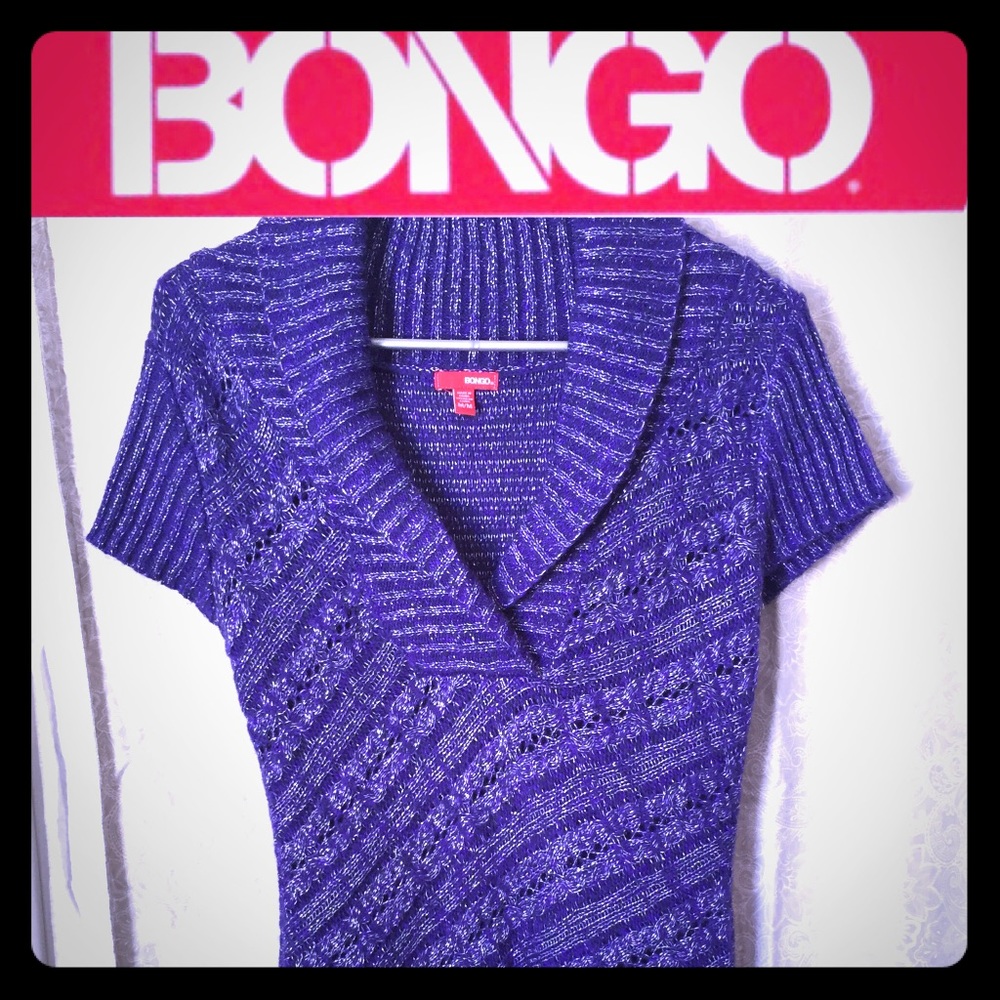 Woven Purple/Sparkle Sweater
